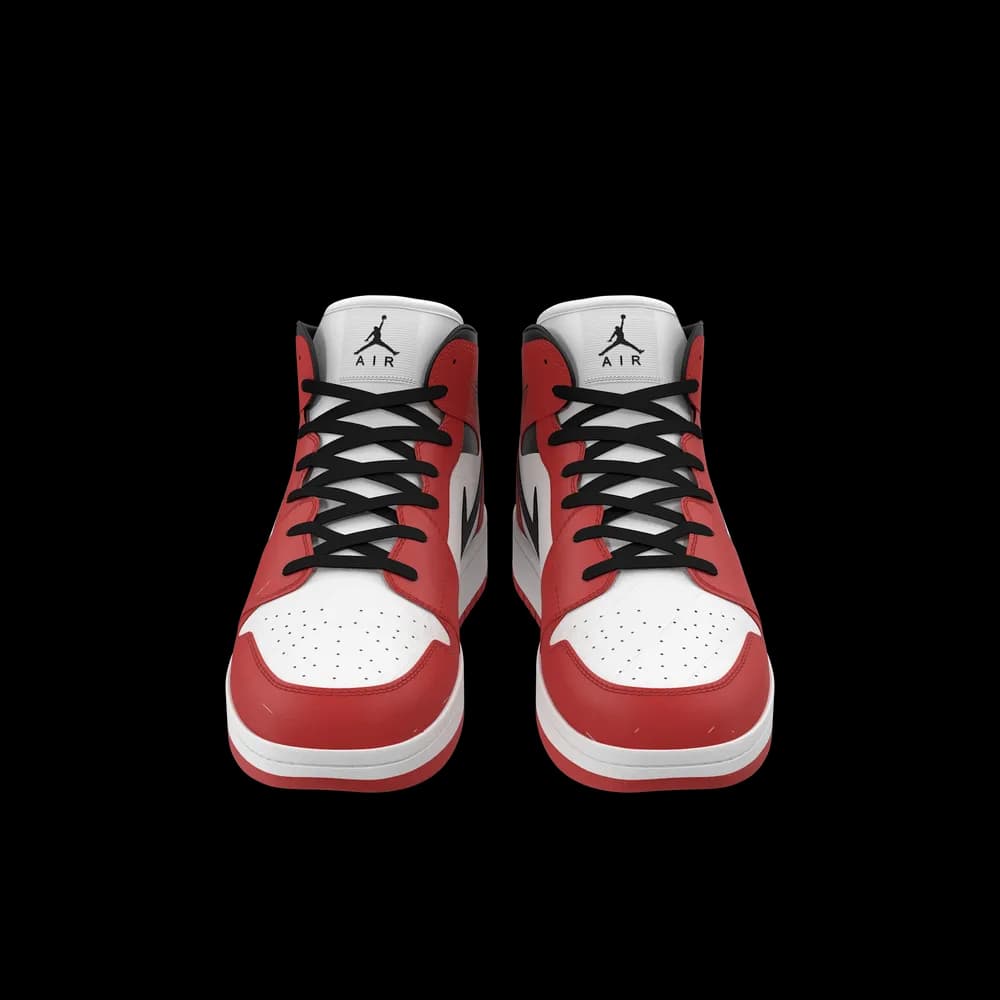 Nike Air Jordan 1 Red And Black